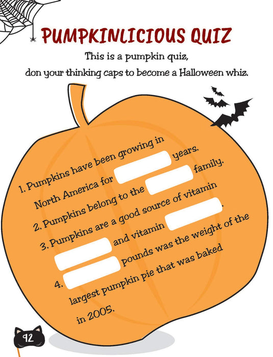 Halloween Activities Book For Children