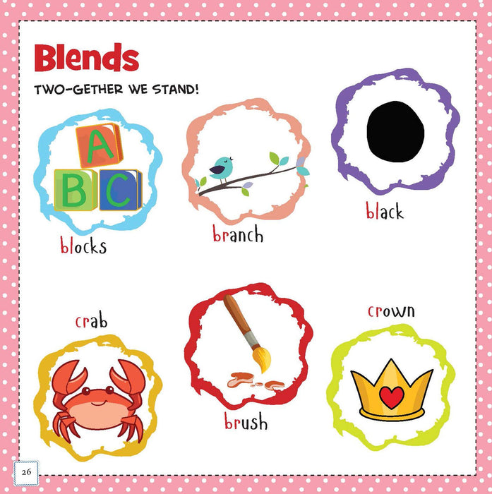 Phonics Books For Kids With Activities (Words and Pictures Book)