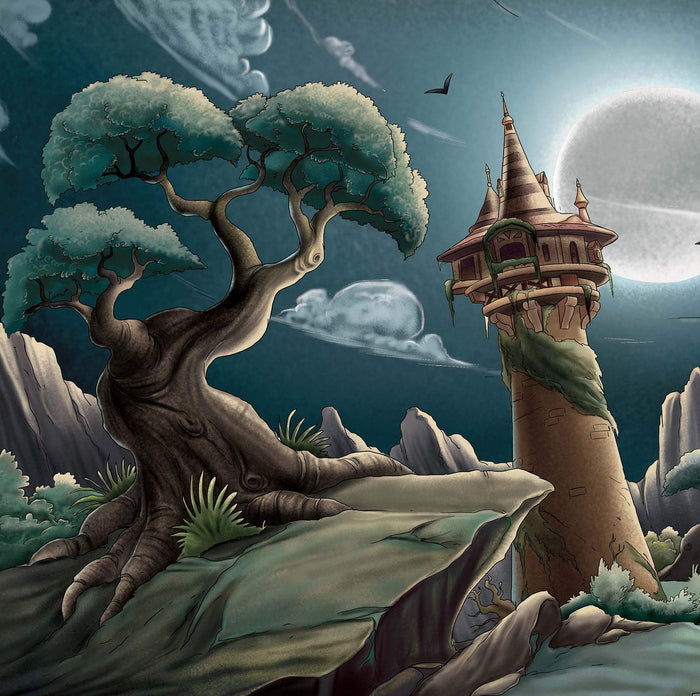 Rapunzel Story Book with Colourful Pictures for Children - fairy Tale