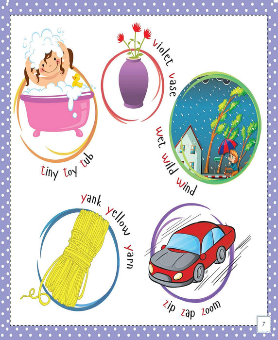 Phonics Books For Kids With Activities (Words and Pictures Book)