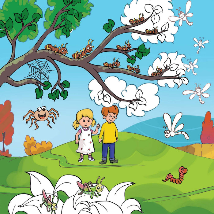 Look and Learn - Coloring Books For Kids Ages 3 to 5