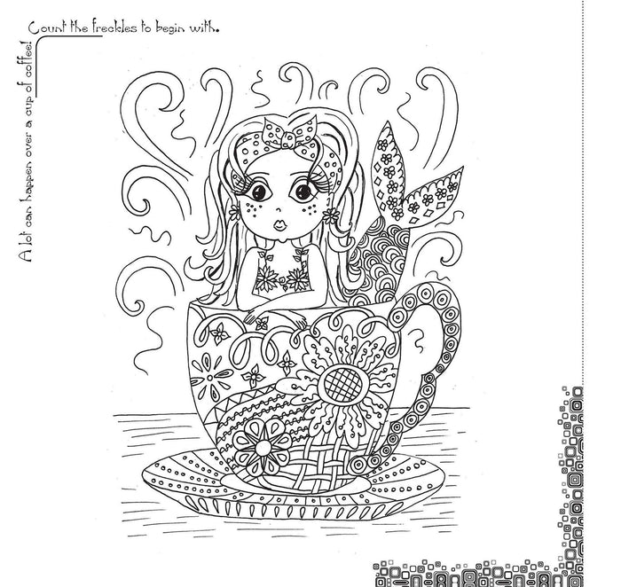 C'Est La Vie (Expressions) :  Drawings Activity Book For Children