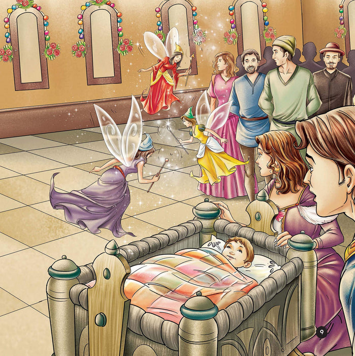 Sleeping Beauty Story Book with Colourful Pictures for Children