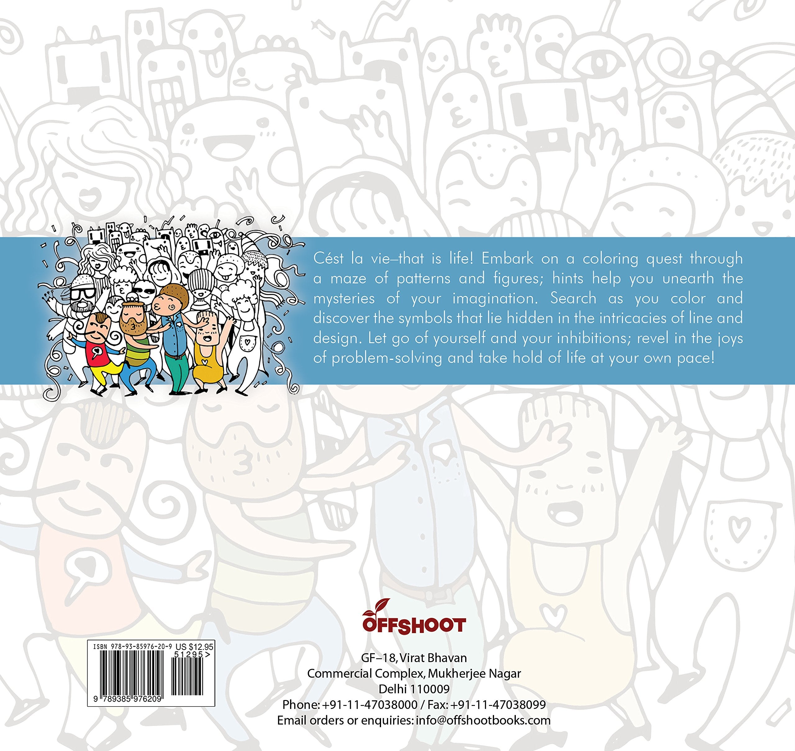 C'Est La Vie (Expressions) :  Drawings Activity Book For Children