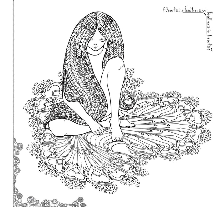 C'Est La Vie (Expressions) :  Drawings Activity Book For Children