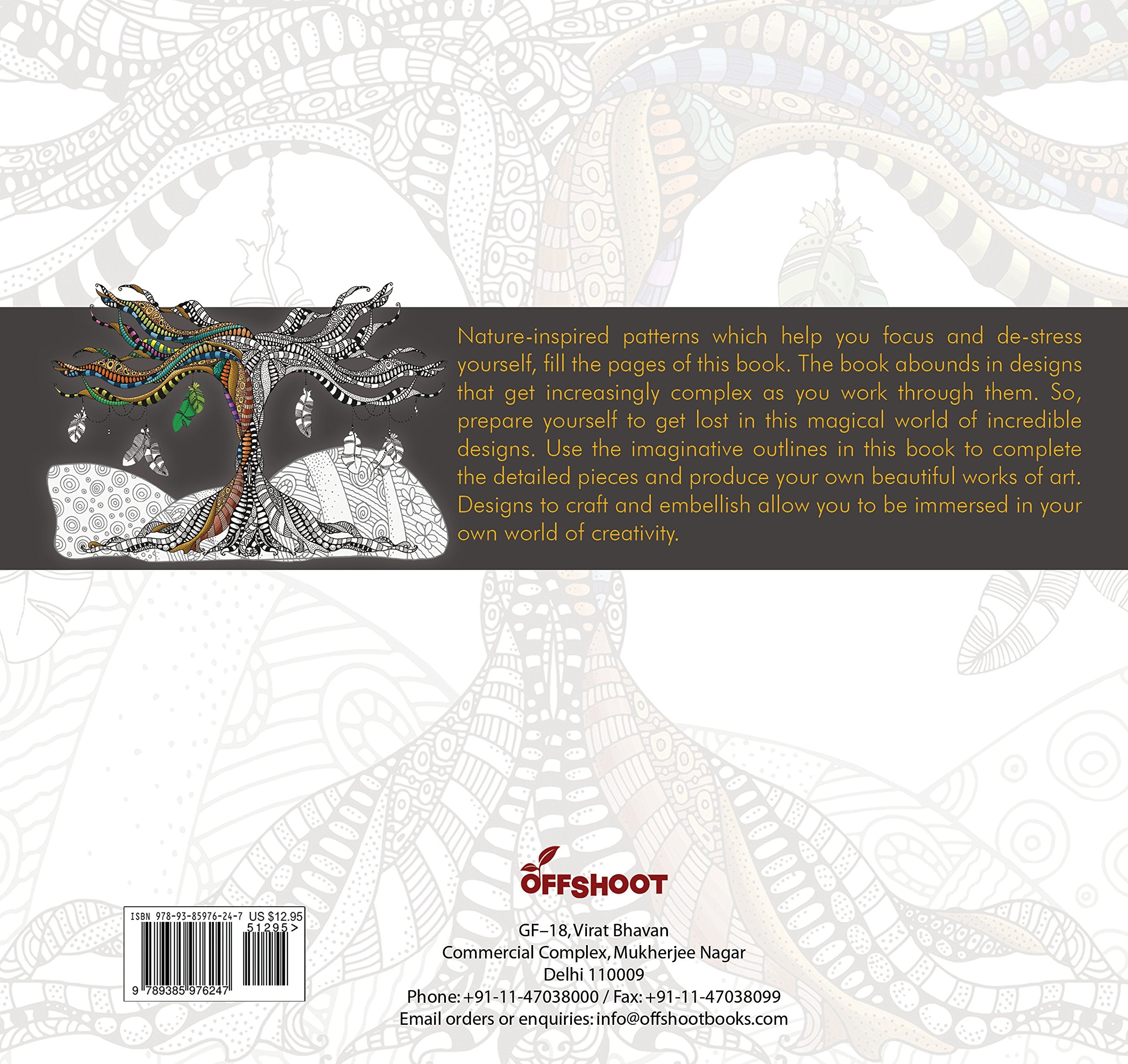 The Tree Of Life (Expressions) Book For Creative Coloring, De-stress and Express Creativity