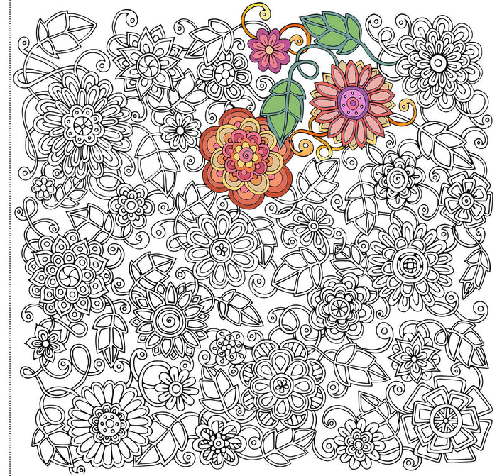 Let It Bloom (Expressions) : Designs Activity Book For Children & Young Adults