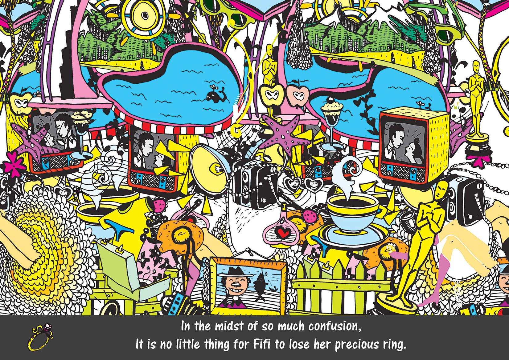 On The Move (Inside, Out Of Sight) - Lively illustrations Fun-Filled Activities Book For Children